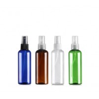 Pet 30ml 50ml 100ml 120ml 150ml 200ml 250ml 500ml Amber White Clear Plastic Spray Bottle 75% Alcohol Disinfection Spray